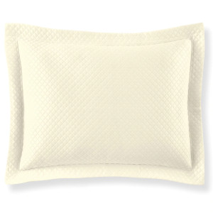 Peacock Alley Oxford Sham - Ivory