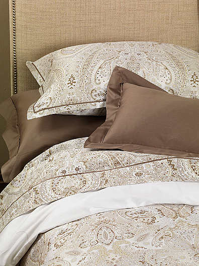 Errebicasa Sorrento with Pleat Printed Sateen Bedding