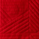 Quilted Coverlet in Red