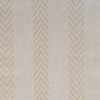 Softline Home Fashions Athens Chevron Drapery Panels Swatch in Ecru color.