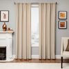 Softline Home Fashions Athens Chevron Drapery Panels in Natural color.
