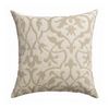 Softline Home Fashions Athens Heritage Decorative Pillow in Linen color.
