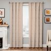 Softline Home Fashions Athens Royale Drapery Panels in Ecru color.
