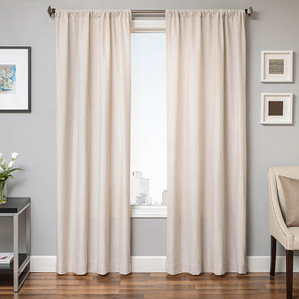 Softline Home Fashions Athens Solid Drapery Panels are available in 6 color combinations.