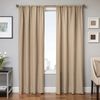 Softline Home Fashions Athens Solid Drapery Panels in Natural color.
