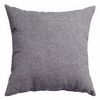 Softline Home Fashions Athens Solid Decorative Pillow in Pewter color.