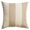 Softline Home Fashions Athens Stripe Decorative Pillow in Linen color.