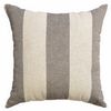 Softline Home Fashions Athens Stripe Decorative Pillow in Pewter color.