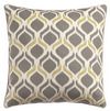 Softline Home Fashions Batala Decorative Pillow in Grey Green color.