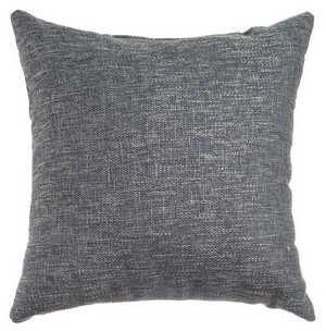 Softline Home Fashions Breda Decorative Pillow in Blue Steel color.