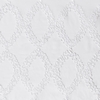 Softline Home Fashions Cagliari Drapery Panels Swatch in White color.
