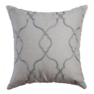 Softline Home Fashions Carlisle Decorative Pillow in Slate color.