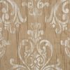 Softline Home Fashions Casablanca Drapery Panels Swatch in Taupe color.