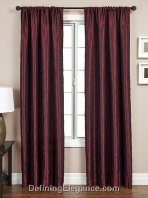 Softline Chamberg Drapery Panels are available in 20 color choices.