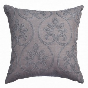 Softline Home Fashions Chia  Decorative Pillow in Grey Blue color.