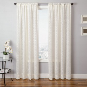 Softline Home Fashions Corby Drapery Panels in Natural color.