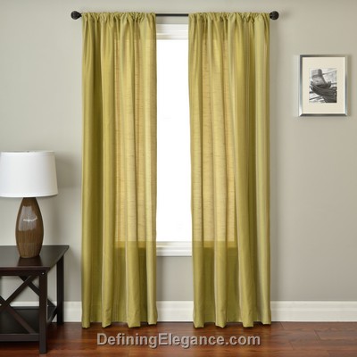 Softline Dana Stripe Drapery Panels are available in 6 color combinations.