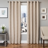 Softline Home Fashions Dijon Drapery Panels in Natural color.