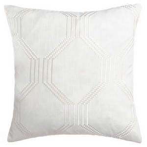 Softline Home Fashions Dresden Decorative Pillow in Bone color.