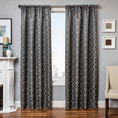 Softline Home Fashions Exeter Drapery Panels are Lined, unlined, and interlined drapery panels in different color choices.