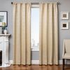 Softline Home Fashions Exeter Drapery Panels in Champagne color.
