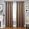 Softline Home Fashions Exeter Drapery Panels in Mocha color.