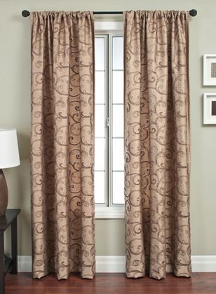 Softline Heather Drapery Panels is available in 4 color combinations.