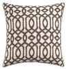 Softline Home Fashions Kaylan Decorative Pillow in Chocolate color.