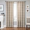 Softline Home Fashions Kaylan Drapery Panels in Latte color.