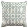 Softline Home Fashions Kaylan Decorative Pillow in Light Blue color.