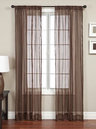 Softline Lisbon Stripe Drapery Panels is available in 3 color combinations.