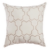 Softline Home Fashions Livorno Decorative Pillow in Champagne White color.