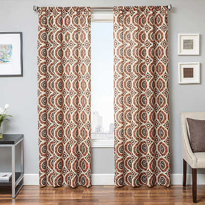 Softline Home Fashions Norwalk Drapery Panels are Lined, unlined, and interlined drapery panels in different color choices.