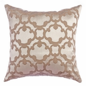 Softline Home Fashions Palmira Tile Decorative Pillow in Latte color.