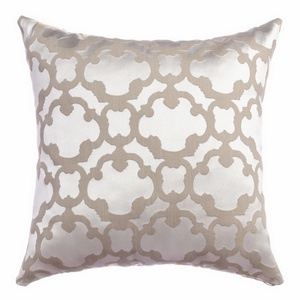 Softline Home Fashions Palmira Tile Decorative Pillow in Pearl color.
