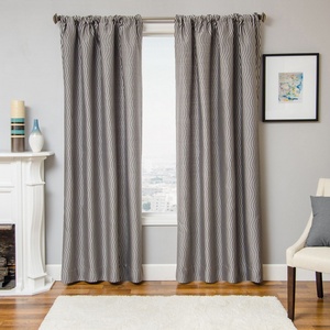 Softline Home Fashions Palmira Drapery Panels in Pewter color.