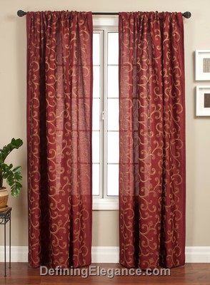Softline Sunland Drapery Panels is available in 10 color combinations.