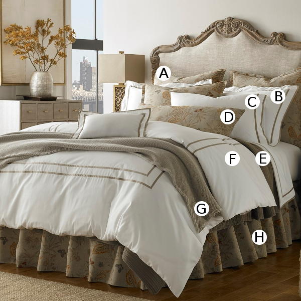 Traditions Linens Bedding Shangri-La Collection