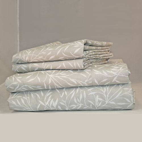 Traditions Linens Bedding Willow Sheeting and Duvet Set