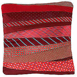 Zoeppritz Tie Rug & Dec Pillows.
