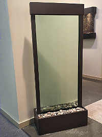 Adagio Water Features - Antique Bronze with Green Glass