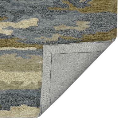 Amer Rugs  ABS-5 Abstract - Tan/Gray - Back View