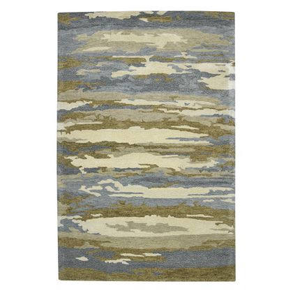 Amer Rugs  ABS-5 Abstract - Tan/Gray - Vertical View