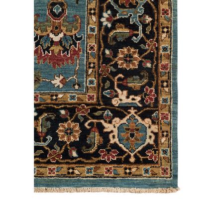 Amer Rugs ANQ-12 Antiquity - Turquoise - Corner View