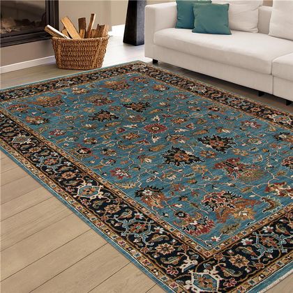Amer Rugs ANQ-12 Antiquity - Turquoise - Room View