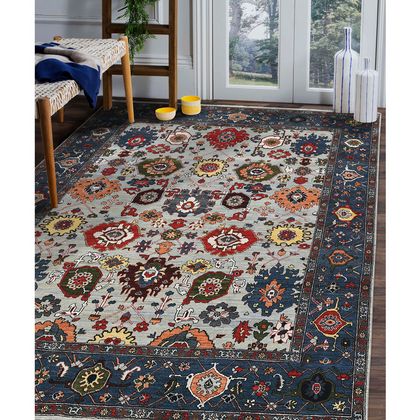 Amer Rugs ANQ-15 Antiquity - Navy - Room View