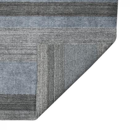 Amer Area Rugs BLN-18 Blend - Charcoal/Light Gray - Back View