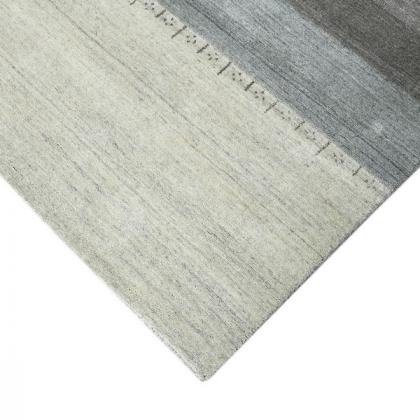Amer Area Rugs BLN-2 Blend - Ivory/Gray - Corner View