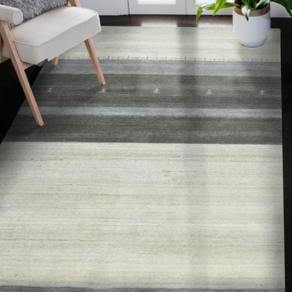 Amer Area Rugs BLN-2 Blend - Ivory/Gray - Room View