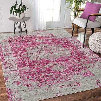 Amer Rugs DAZ-1 Dazzle - Pink - Room View